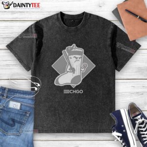 Good-Chgo-Brawler-Sox-Washed-T-Shirt featuring a vintage design for Chicago baseball fans, perfect for casual wear.