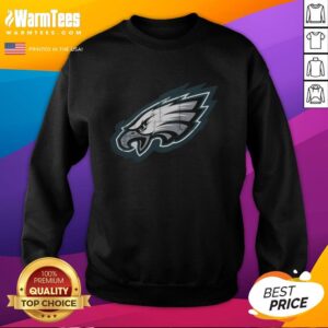 Good Philadelphia Eagles Rivet Logo Sweatshirt featuring vibrant team colors and a stylish design for fans.