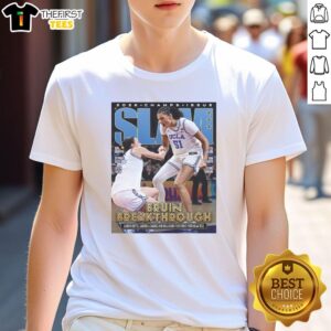 UCLA Bruins 2026 Women's Basketball National Champions Slam 261 poster T-shirt featuring vibrant team graphics.