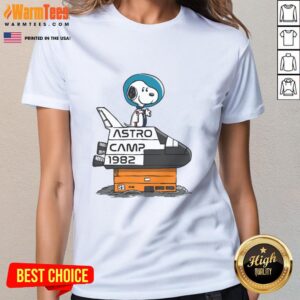 Cute Astro Camp 1982 Snoopy T-Shirt - Image 3