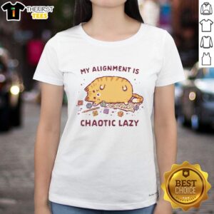 Chaotic lazy cat ladies tee featuring a playful design for cat lovers who embrace their unique style.