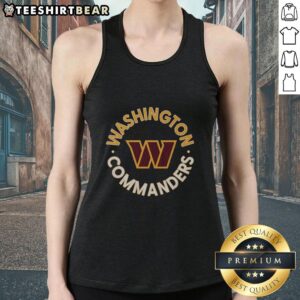 Stylish Top Washington Commanders Circle Tank Top in red, perfect for game day and showing team spirit.