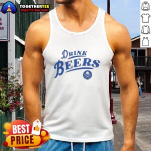 Good Buffalo Sabres Hockey 2026 drink beers curved tank top featuring a vibrant design for fans and casual wear.