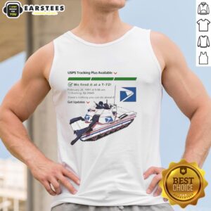 Stylish Awesome USPS Tracking Plus Available tank top, featuring a vibrant design perfect for casual wear.