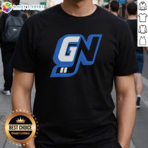 Awesome Game Notes Initials Logo T-Shirt featuring a stylish logo design on a comfortable fabric.