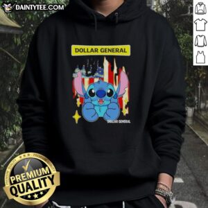 Alt Text: Cute Stitch-like Dollar General USA Flag Hoodie featuring vibrant colors and a stylish design perfect for patriotic fashion.