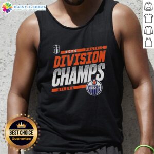 Hot Edmonton Oilers Hockey 2026 Pacific Division Champions tank top with bold team graphics and vibrant colors.