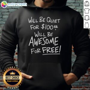 Good Will Be Quiet hoodie in vibrant colors, showcasing a stylish design perfect for casual wear and free-spirited fashion.