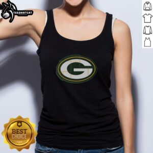 Good Green Bay Packers rivet logo tank top featuring vibrant team colors and stylish design for fans.