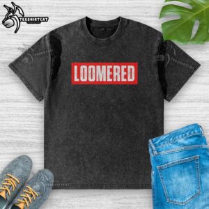 Original Loomered Logo on a Washed T-Shirt, featuring a stylish and casual design for everyday wear.
