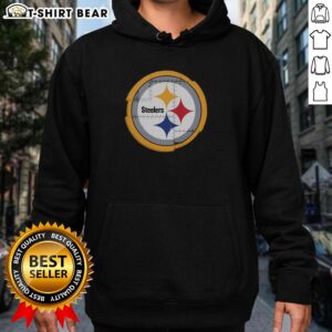 Stylish Nice Pittsburgh Steelers Rivet Logo Hoodie featuring bold team logo, perfect for fans and everyday wear.