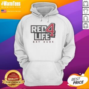 Awesome Red4life Dat Dude Hoodie featuring a bold design, perfect for casual wear and street style enthusiasts.