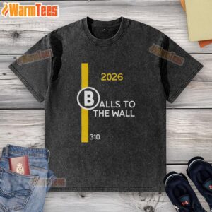 Hot Boston Red Sox Balls to the Wall 2026 washed t-shirt in vibrant colors, perfect for fans and casual wear.