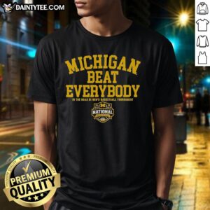 Hot Michigan Wolverines NCAA DI MBB 2026 National Champions T-Shirt celebrating their victorious season and team spirit.