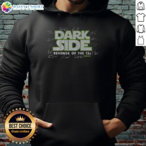 Alt Text: Top Seattle Football Dark Side Champs Hoodie featuring team logo and stylish design for fans.