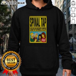 Good Spinal Tap Live on The Simpsons hoodie for April 23 event, featuring vibrant design and iconic characters.
