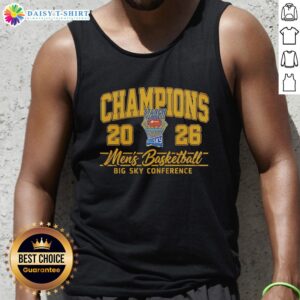 Idaho Vandals 2026 Men's Basketball Big Sky Conference Champions tank top showcasing team pride and athletic style.