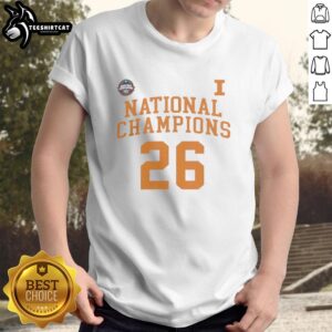 Alt Text: Premium NCAA Division I Men's Basketball Illinois 26 National Champions T-Shirt featuring team colors and logo.