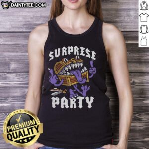 Good Surprise Party Mimic Chest Tank Top featuring a fun, colorful design perfect for party enthusiasts.