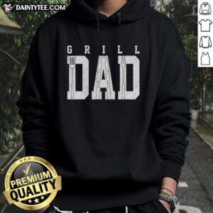 Good Grill Dad Father's Day hoodie featuring a fun grill graphic, perfect gift for grilling enthusiasts on Father's Day.