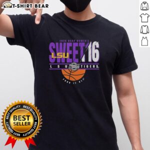 Alt Text: LSU Tigers NCAA Women's Sweet 16 2026 Men's March Madness T-Shirt design featuring vibrant team colors and logo.