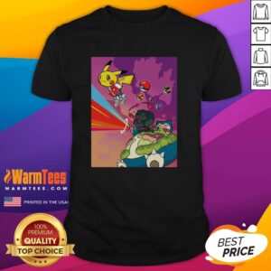 Official Pikachu Kanye Graduation Mashup Parody T-Shirt featuring Pikachu in a graduation cap and Kanye West's signature style.