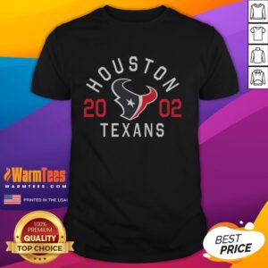 Awesome Houston Texans Heritage Print T-Shirt featuring vibrant team colors and logo, perfect for fans and game day.