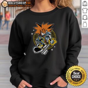 Good Return To The Light Kingdom Hearts sweatshirt featuring vibrant design and iconic characters for fans.
