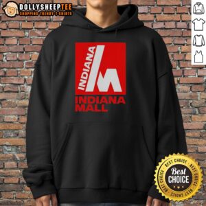 Cozy Good Indiana Mall hoodie displayed on a hanger, showcasing trendy fashion in Indiana, PA.