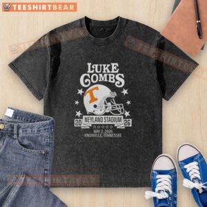 Good Tennessee Volunteers X Luke Gombs washed t-shirt at Neyland Stadium, Knoxville, Tennessee, May 26, 2026.