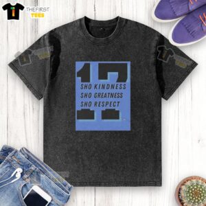 Pretty Shohei Ohtani 17 Dodgers t-shirt showcasing kindness, greatness, and respect in a stylish design.