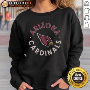 Official Arizona Cardinals Circle Sweatshirt featuring team logo and vibrant colors, perfect for game day or casual wear.