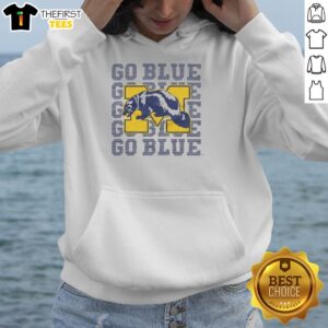 Nice Go Blue Repeat Hoodie featuring a stylish design in blue, perfect for casual wear and showing team spirit.