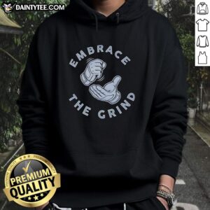 Nice Embrace the Grind Toronto Blue Jays hoodie featuring vibrant colors and team logo, perfect for fans and casual wear.