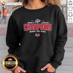 Marist Red Foxes 2026 MAAC Men's Lacrosse Tournament Champions sweatshirt celebrating their victory in stylish design.