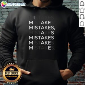 Awesome Mistake Funny Hoodie featuring a playful graphic design, perfect for casual wear and making a statement.