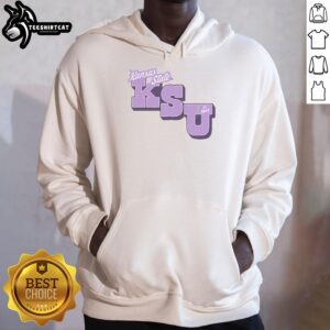 Nice Ksu Est 1863 Lavender Tee Hoodie featuring a stylish design, perfect for casual wear and KSU fans.