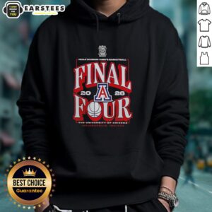 Alt Text: Awesome Arizona Wildcats 2026 NCAA Men's Basketball Tournament Final Four hoodie in vibrant colors and stylish design.