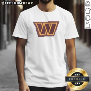 Good Washington Commanders Rivet Logo T-Shirt featuring bold team colors and a stylish design for fans.