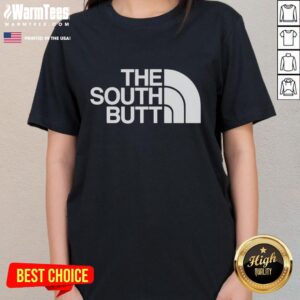 Good The South Butt Logo Ladies Tee featuring a stylish design for women who love southern-themed apparel.