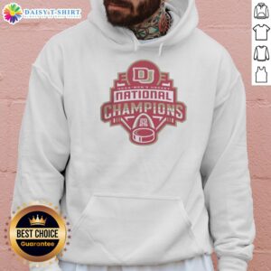 Nice Denver Pioneers NCAA Hockey Champions 2026 hoodie showcasing team spirit and championship pride.