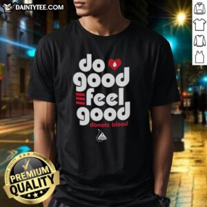 Top Do Good Feel Good T-Shirt in vibrant colors, promoting positivity and kindness in stylish fashion.