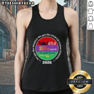 Original Labor Movement tank top featuring SEIU AALA design, promoting union strength and solidarity for 2026.