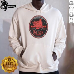 Nice Get Legless Black Knight Old English Ale Hoodie featuring a stylish design for beer enthusiasts and comfort lovers.