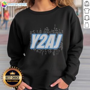 Nice Y2AJ WWE sweatshirt featuring bold graphics and a comfortable fit, perfect for wrestling fans.