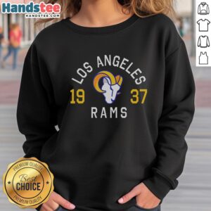 Premium Los Angeles Rams Heritage Print Sweatshirt featuring bold team graphics and a comfortable fit for fans.
