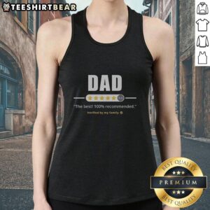 Funny Five Stars Dad Tank Top featuring a humorous design, perfect for Father's Day or casual wear.