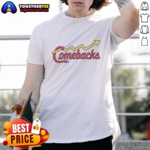 Awesome St. Louis Cardinals Comebacks T-Shirt featuring bold graphics and team colors, perfect for baseball fans.