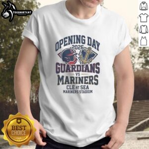 Top Guardians Vs Mariners Cle At Sea 2026 Sport T-Shirt featuring vibrant team logos and a stylish design for fans.