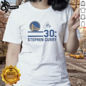 Nice Stephen Curry Golden State Warriors signature name and number ladies tee, perfect for fans and stylish game day wear.